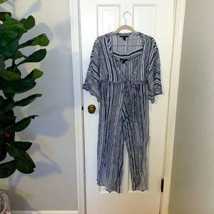 Forever21 Two Piece Striped Set